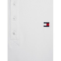 Polo de competição Tommy Hilfiger Equestrian Fresh Air Performance de mangas compridas para homem Branco Polo de competição Tommy Hilfiger Equestrian Fresh Air Performance de mangas compridas para homem Branco