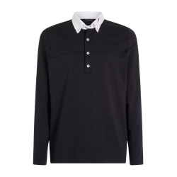 Polo de competição Tommy Hilfiger Equestrian de mangas compridas masculino