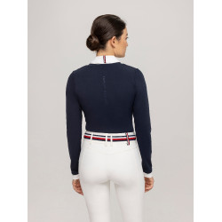 Polo de competição Tommy Hilfiger Equestrian Montana 2 em 1 feminino Polo de competição Tommy Hilfiger Equestrian Montana 2 em 1 feminino