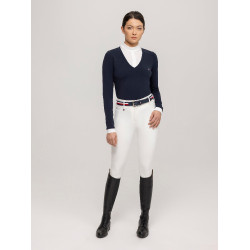 Polo de competição Tommy Hilfiger Equestrian Montana 2 em 1 feminino Polo de competição Tommy Hilfiger Equestrian Montana 2 em 1 feminino