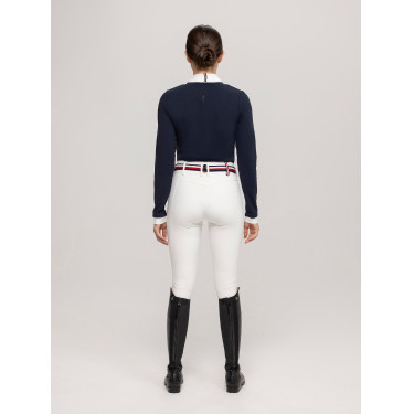 Polo de competição Tommy Hilfiger Equestrian Montana 2 em 1 feminino Polo de competição Tommy Hilfiger Equestrian Montana 2 em 1 feminino