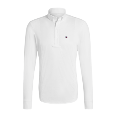 Polo de competição Tommy Hilfiger Equestrian Neville de mangas compridas para homem Polo de competição Tommy Hilfiger Equestrian Neville de mangas compridas para homem
