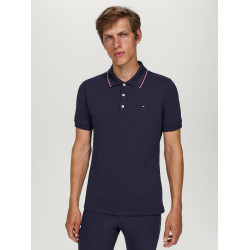 Polo Tommy Hilfiger Equestrian Harrison de manga curta para homem
