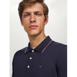 Polo Tommy Hilfiger Equestrian Harrison de manga curta para homem Azul-marinho