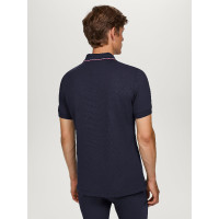 Polo Tommy Hilfiger Equestrian Harrison de manga curta para homem Azul-marinho Polo Tommy Hilfiger Equestrian Harrison de manga curta para homem Azul-marinho