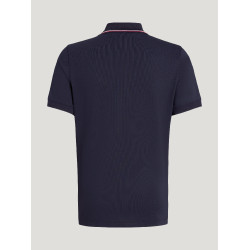Polo Tommy Hilfiger Equestrian Harrison de manga curta para homem Azul-marinho