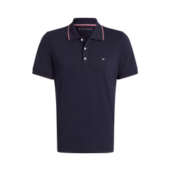 Polo Tommy Hilfiger Equestrian Harrison de manga curta para homem Azul-marinho