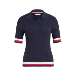 Polo Tommy Hilfiger Equestrian Lenox efeito pulôver feminino