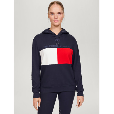Moletom com capuz bandeira Tommy Hilfiger Equestrian Berkshire unissex
