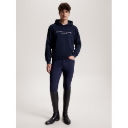 Moletom com capuz gráfico Tommy Hilfiger Equestrian Williamsburg unissex Azul-marinho