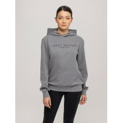 Moletom com capuz gráfico Tommy Hilfiger Equestrian Williamsburg unissex Cinza mesclado Cinzento Moletom com capuz gráfico Tommy Hilfiger Equestrian Williamsburg unissex Cinza mesclado Cinzento