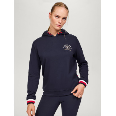 Moletom com capuz Tommy Hilfiger Equestrian Richmond feminino Moletom com capuz Tommy Hilfiger Equestrian Richmond feminino