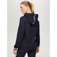 Moletom com capuz Tommy Hilfiger Equestrian Richmond feminino Azul-marinho