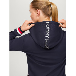 Moletom com capuz Tommy Hilfiger Equestrian Richmond feminino Azul-marinho