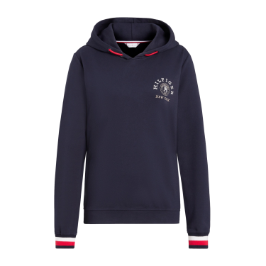 Moletom com capuz Tommy Hilfiger Equestrian Richmond feminino Moletom com capuz Tommy Hilfiger Equestrian Richmond feminino