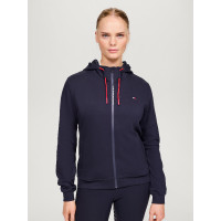 Casaco com fecho Tommy Hilfiger Equestrian Kingston feminino Azul-marinho