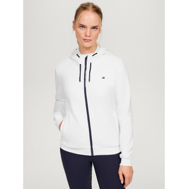 Casaco com fecho Tommy Hilfiger Equestrian Kingston feminino Cru