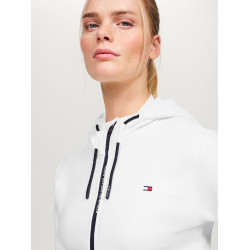 Casaco com fecho Tommy Hilfiger Equestrian Kingston feminino Cru