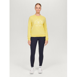 Sweat gráfico Tommy Hilfiger Equestrian Evans feminino Citron ella Amarelo