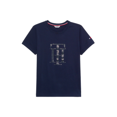 T-shirt Tommy Hilfiger Equestrian Manhattan de mangas curtas para mulher T-shirt Tommy Hilfiger Equestrian Manhattan de mangas curtas para mulher