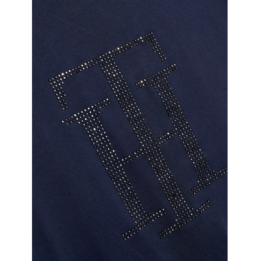 T-shirt Tommy Hilfiger Equestrian Manhattan de mangas curtas para mulher T-shirt Tommy Hilfiger Equestrian Manhattan de mangas curtas para mulher