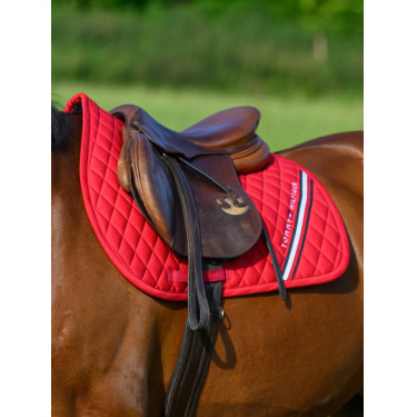 Tapete de CSO Tommy Hilfiger Equestrian Stanford Vermelho primário Tapete de CSO Tommy Hilfiger Equestrian Stanford Vermelho primário