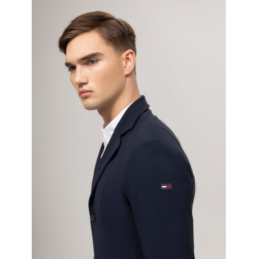 Casaco de competição Tommy Hilfiger Equestrian Omaha masculino Azul-marinho Casaco de competição Tommy Hilfiger Equestrian Omaha masculino Azul-marinho