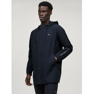 Casaco impermeável unissexo Tommy Hilfiger Equestrian Bolton Azul-marinho Casaco impermeável unissexo Tommy Hilfiger Equestrian Bolton Azul-marinho