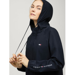 Casaco impermeável unissexo Tommy Hilfiger Equestrian Bolton Azul-marinho