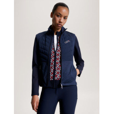Colete sem mangas Tommy Hilfiger Equestrian Gramercy Hybrid Azul-marinho