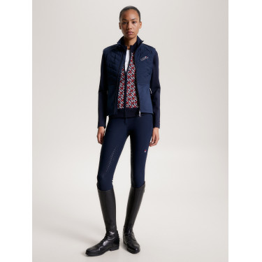 Colete sem mangas Tommy Hilfiger Equestrian Gramercy Hybrid Azul-marinho