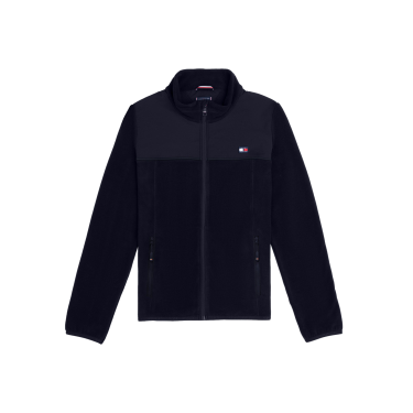 Casaco Tommy Hilfiger Equestrian Michigan fleece masculino Azul-marinho Casaco Tommy Hilfiger Equestrian Michigan fleece masculino Azul-marinho
