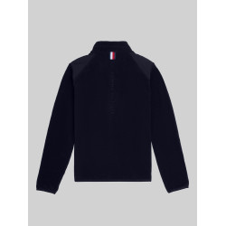 Casaco Tommy Hilfiger Equestrian Michigan fleece masculino Azul-marinho Casaco Tommy Hilfiger Equestrian Michigan fleece masculino Azul-marinho