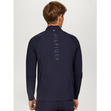 Casaco Tommy Hilfiger Equestrian Somerset masculino Azul-marinho Casaco Tommy Hilfiger Equestrian Somerset masculino Azul-marinho