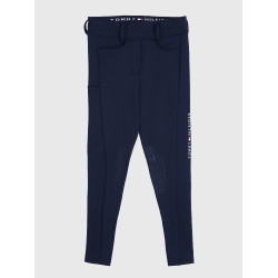 Calça Tommy Hilfiger Equestrian Vermont grip nos joelhos feminino