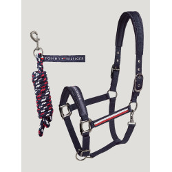 Cabresto e guia Tommy Hilfiger Equestrian Yale Azul-marinho Cabresto e guia Tommy Hilfiger Equestrian Yale Azul-marinho
