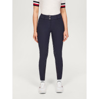 Calça Tommy Hilfiger Equestrian Helena full grip feminina Azul-marinho