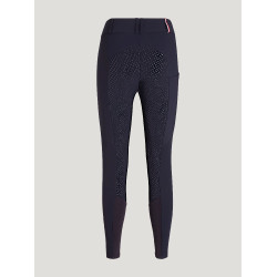Calça Tommy Hilfiger Equestrian Helena full grip feminina Azul-marinho Calça Tommy Hilfiger Equestrian Helena full grip feminina Azul-marinho