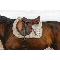 Almofada de sela Equithème Excellence Creme