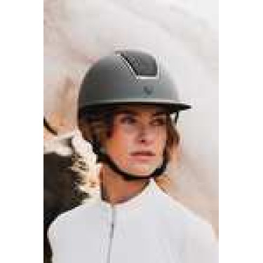 Capacete Metálico Brilhante Monarch II Horze Verde escaravelho