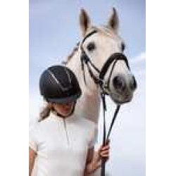 Capacete Metálico Brilhante Monarch II Horze Preto / preto Capacete Metálico Brilhante Monarch II Horze Preto / preto