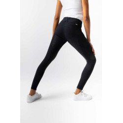 Calça Horze Grand Prix Pro com culote integral feminino Marinho escuro Azul