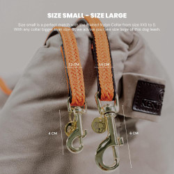 Trela para cão de nylon entrançado 120 cm Kentucky Bege Trela para cão de nylon entrançado 120 cm Kentucky Bege