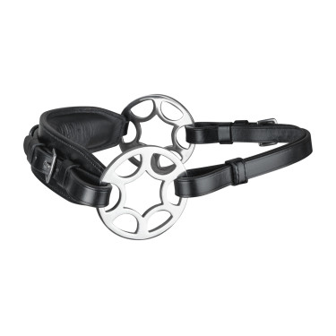 Bridão sem embocadura Waldhausen Sensitv com roldana Preto Bridão sem embocadura Waldhausen Sensitv com roldana Preto