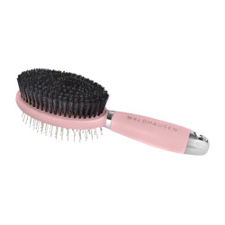 Escova Waldhausen dupla de crina com cabo de gel Linnea rosa Escova Waldhausen dupla de crina com cabo de gel Linnea rosa
