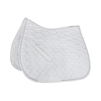 Almofada de sela Waldhausen Ancona Branco / prata Almofada de sela Waldhausen Ancona Branco / prata