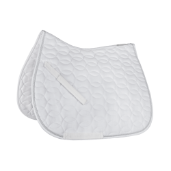 Almofada de sela Waldhausen Ancona Branco / prata