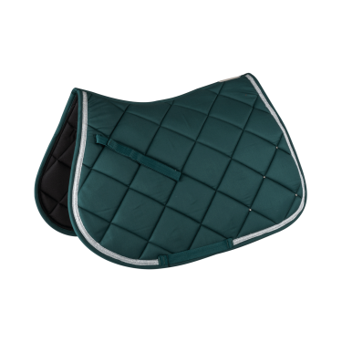 Almofada de sela Waldhausen Competition Verde pinho / prateado