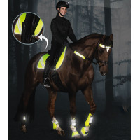 Almofada de sela Waldhausen Reflex Neon amarelo Almofada de sela Waldhausen Reflex Neon amarelo