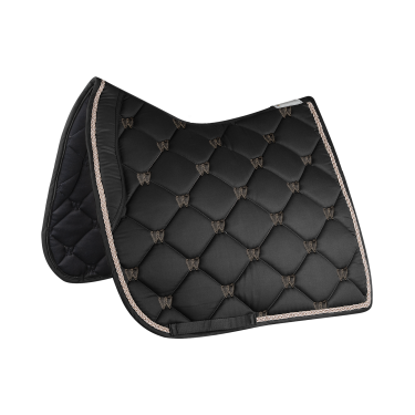 Almofada de sela Waldhausen Valencia Preto / dourado rosé